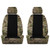 Ruff Tuff Perforated Sof-Touch Insert With Camo Trim Seat Covers