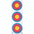 PA63168 Maple Leaf Vertical Target 3-Spot 25 pk. Nexgen Outfitters