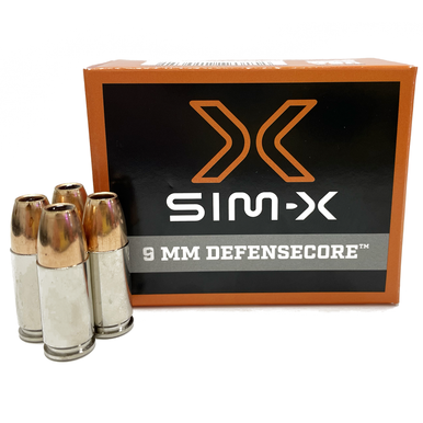Buy Sim-X 9mm Defensecore 45gr Lead Free Hollow Point 20Rnd