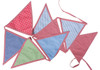 Bunting- Green, Blue, Red