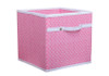 Pink Polka Dot Storage Box