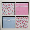 Pink Polka Dot Storage Box