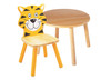 Children's Wooden Tiger Chair