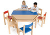 Tuf Class Rectangular Table Blue S4