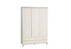 Richmond White Wardrobe 3 Doors, 4 Drawers