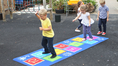 An image of Hopscotch Outdoor Play Mat