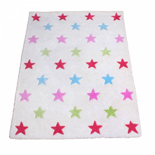 An image of Girls Star Rug Large