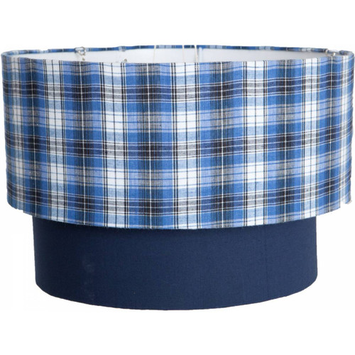 An image of Lampshade - Check (2 Tier)