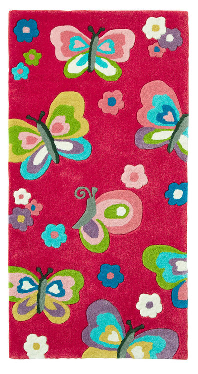 An image of The Butterfly Children's Bedroom Rug