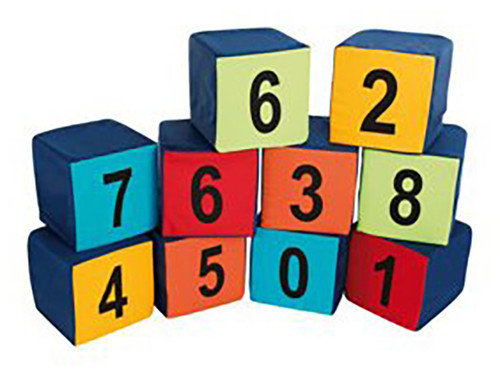 An image of Numbered Seating Cubes - Pack of 10