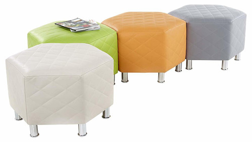 An image of Hexagonal Quilted Seating - Set of 4