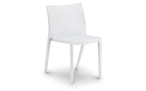 An image of Fresco Indoor/Outdoor Stacking Chair - White
