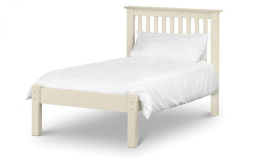 An image of Barcelona Bed Lfe Stone White 120cm