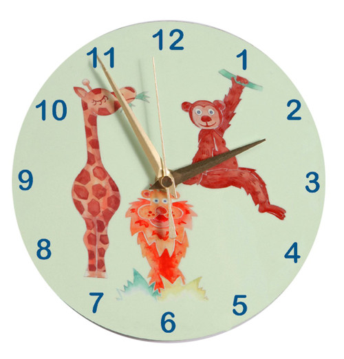 An image of Jungle Animal Wall Clock