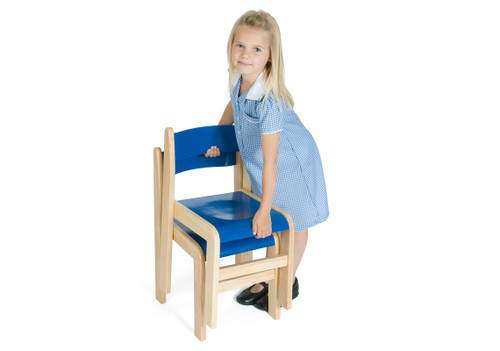 An image of Tuf Class Blue Chair S2 (Pack of 2)