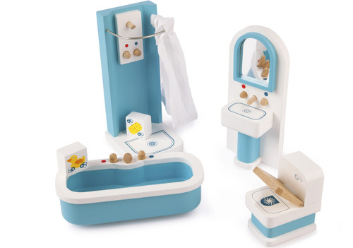 An image of Tidlo Doll's House Bathroom Furniture