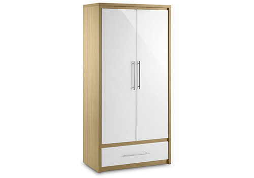 An image of Stockholm 2 Door Combination Wardrobe