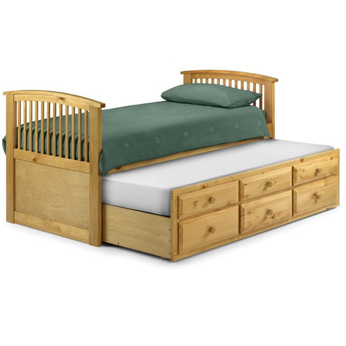 An image of Hornblower Storage Guest Bed in Pine