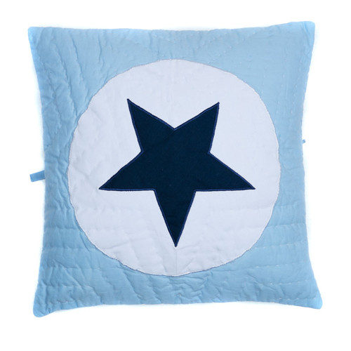 An image of NEW Blue Star Cushion