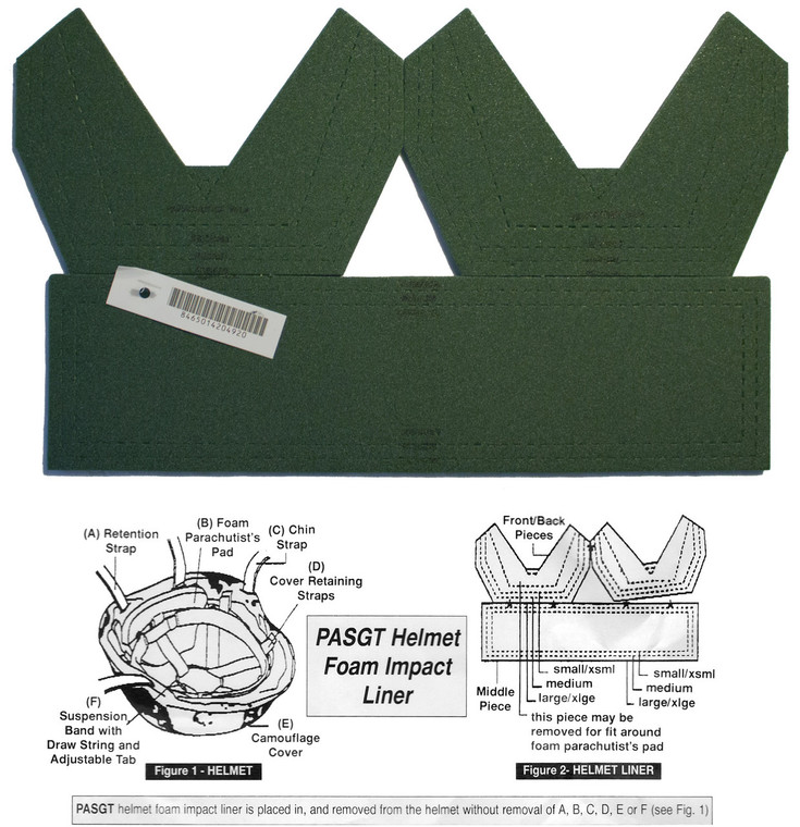 PASGT Helmet Impact Liner