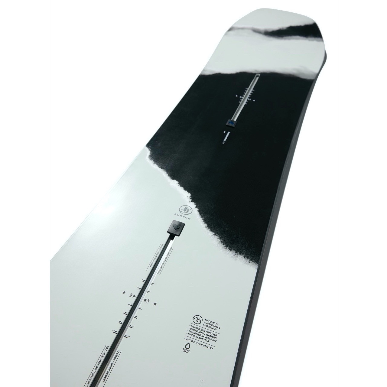Burton town Hero 156 ワイド Burton Family Tree Hometown Hero Camber Snowboard | Burton