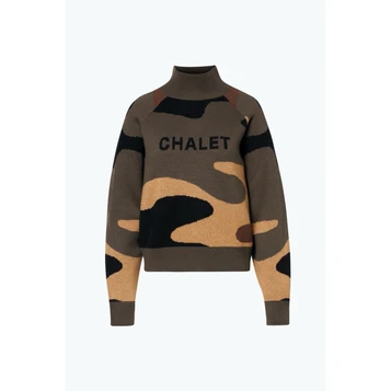 Goldbergh  Womens Camo Glow Sweater