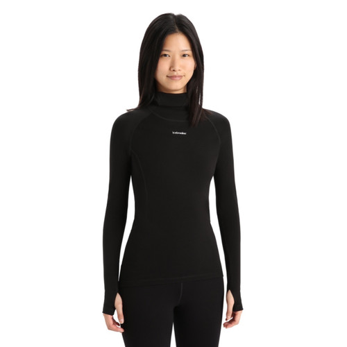 Icebreaker Women's Merino Fine LS Roll Neck Shirt - Cole Sport