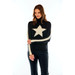 M. MILLER  Star Fire Turtleneck