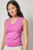 LILLA P  Women's Vintage Side Pleat Tank