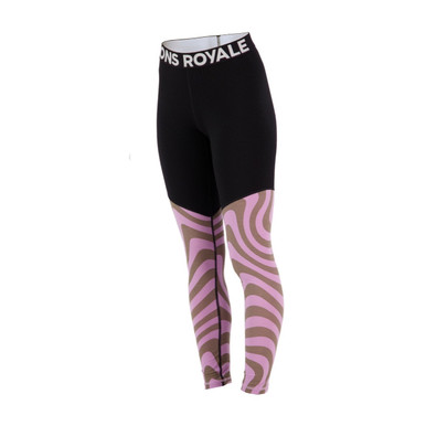 Mons Royale Women's Cascade Flex 200 3/4 Legging Logo Black 2023 - Coastal  Riders