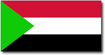 Sudan Flag Magnet