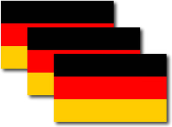 Germany Flag Sticker (3 Pack)