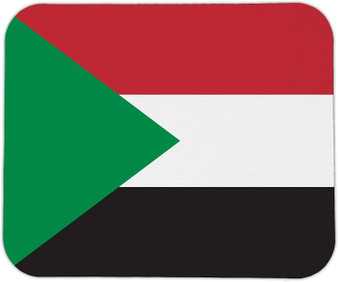 Sudan Flag Mouse Pad