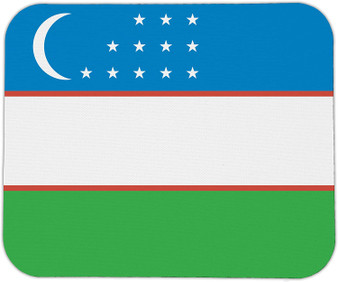 Uzbekistan Flag Mouse Pad