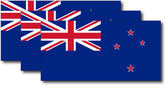 New Zealand Flag Sticker (3 Pack)