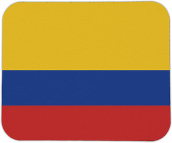 Colombia Flag Mouse Pad