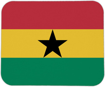 Ghana Flag Mouse Pad