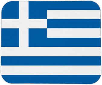 Greece Flag Mouse Pad