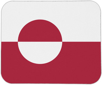 Greenland Flag Mouse Pad