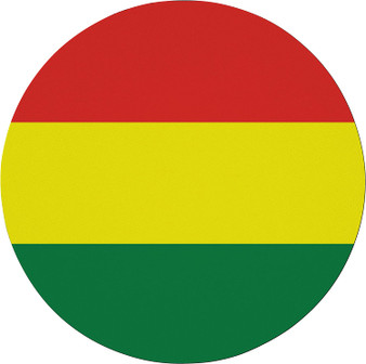 Bolivia Flag 7.5" Circular Mouse Pad