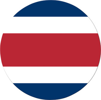 Costa Rica Flag 7.5" Circular Mouse Pad