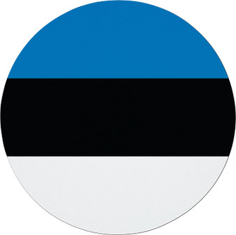 Estonia Flag 7.5" Circular Mouse Pad