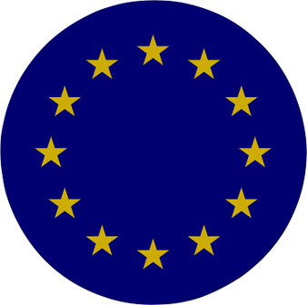 European Union Flag 7.5" Circular Mouse Pad