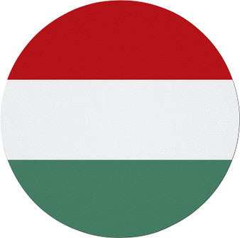 Hungary Flag 7.5" Circular Mouse Pad