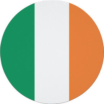 Ireland Flag 7.5" Circular Mouse Pad