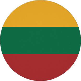 Lithuania Flag 7.5" Circular Mouse Pad