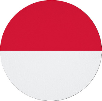 Monaco Flag 7.5" Circular Mouse Pad