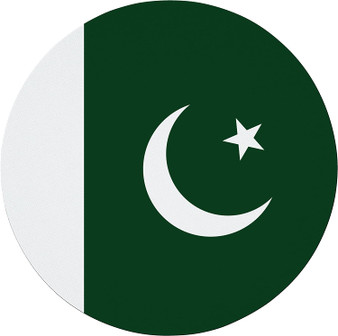 Pakistan Flag 7.5" Circular Mouse Pad