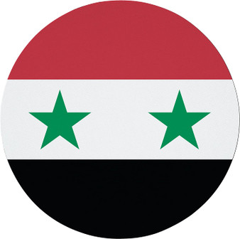 Syria Flag 7.5" Circular Mouse Pad