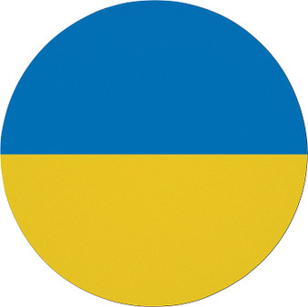 Ukraine Flag 7.5" Circular Mouse Pad